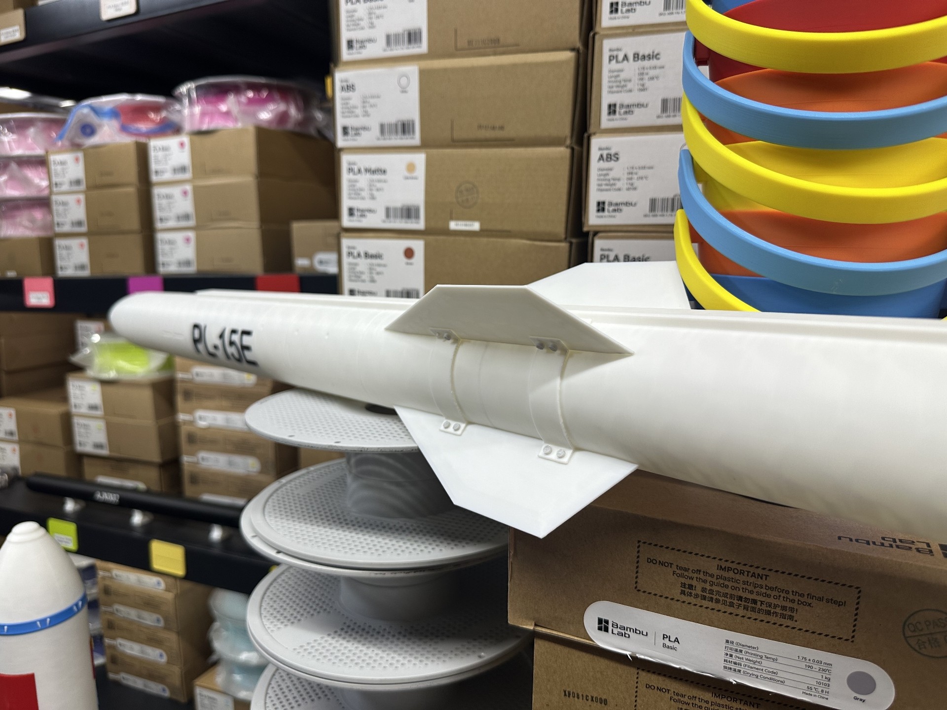 3D-Printed PL-15 Missile Model - đánh giá và giá Science Exhibition Models