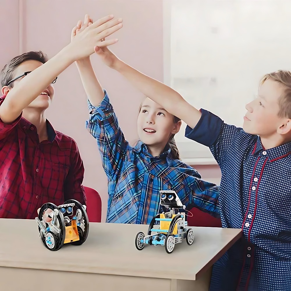 Solar Robot Building Blocks 12 - đánh giá và giá Science Project Diy
